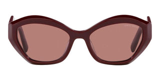 Giorgio Armani AR 8187U women Red Geometric Sunglasses