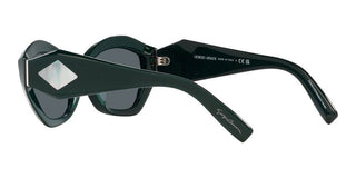 Giorgio Armani AR 8187U women Black Geometric Sunglasses