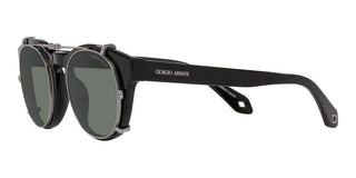 Giorgio Armani AR 8190U men Black Round Sunglasses