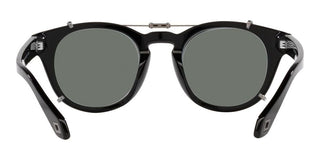 Giorgio Armani AR 8190U men Black Round Sunglasses