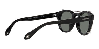 Giorgio Armani AR 8190U men Black Round Sunglasses