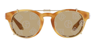 Giorgio Armani AR 8190U men Havana Round Sunglasses