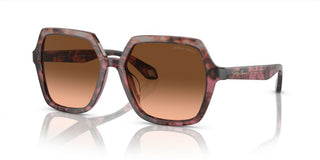 Giorgio Armani AR 8193U women Havana Squared Sunglasses