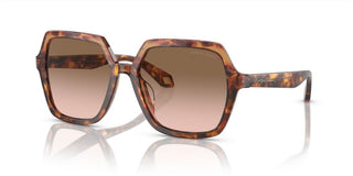 Giorgio Armani AR 8193U women Havana Squared Sunglasses