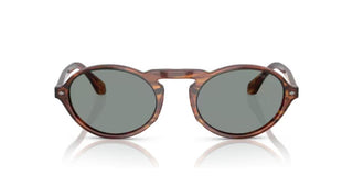 Giorgio Armani AR 8219U men Brown Round Sunglasses