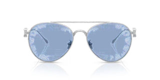 Giorgio Armani AR 6167 women Silver Pilot Sunglasses