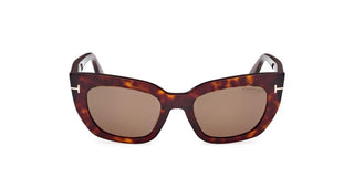 Tom Ford ATHENA FT1190 unisex Havana Cat Eye Sunglasses