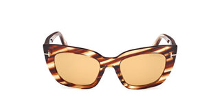 Tom Ford ATHENA FT1190 unisex Havana Cat Eye Sunglasses