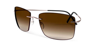 Silhouette AVIOR TMA COLLECTION 8741 unisex Brown Geometric Sunglasses