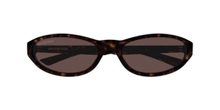 Balenciaga BB0007S unisex Havana Cat Eye Sunglasses