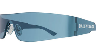 Balenciaga BB0041S unisex Blue Shield Sunglasses