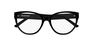 Balenciaga BB0064O women Black Cat Eye Eyeglasses