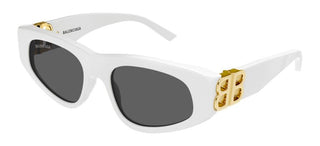 Balenciaga BB0095S women White Cat Eye Sunglasses