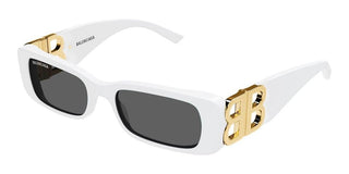 Balenciaga BB0096S women White Geometric Sunglasses