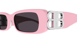 Balenciaga BB0096S women Pink Geometric Sunglasses