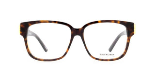 Balenciaga BB0104O women Havana Squared Eyeglasses