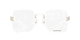 Balenciaga BB0113O women Silver Geometric Eyeglasses