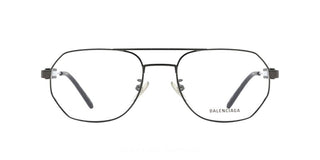 Balenciaga BB0117O unisex Ruthenium Pilot Eyeglasses