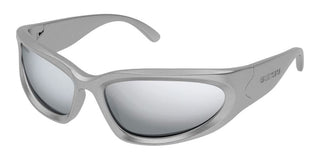 Balenciaga BB0157S men Silver Geometric Sunglasses