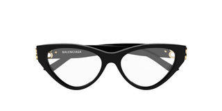 Balenciaga BB0172O women Black Cat Eye Eyeglasses