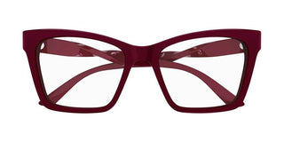 Balenciaga BB0210O women Red Geometric Eyeglasses