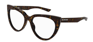 Balenciaga BB0218O women Havana Cat Eye Eyeglasses