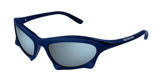 Balenciaga BB0229S men Blue Sports Sunglasses