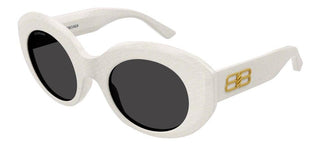 Balenciaga BB0235S women White Round Sunglasses