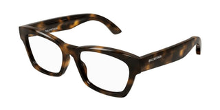 Balenciaga BB0242O unisex Havana Geometric Eyeglasses