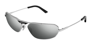 Balenciaga BB0245S men Silver Geometric Sunglasses