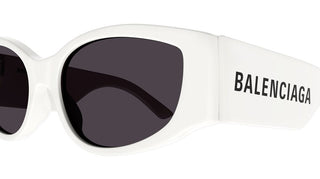 Balenciaga BB0258S women White Geometric Sunglasses