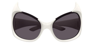 Balenciaga BB0284S women White Cat Eye Sunglasses