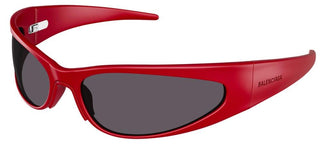 Balenciaga BB0290S men Red Geometric Sunglasses