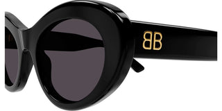 Balenciaga BB0294S women Black Round Sunglasses