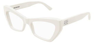 Balenciaga BB0296O women White Cat Eye Eyeglasses