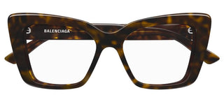 Balenciaga BB0297O women Havana Butterfly Eyeglasses