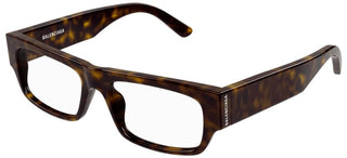 Balenciaga BB0304O men Havana Squared Eyeglasses