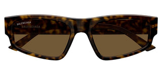 Balenciaga BB0305S unisex Havana Squared Sunglasses