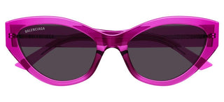 Balenciaga BB0306S women Violet Cat Eye Sunglasses