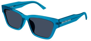 Balenciaga BB0307SA women Blue Squared Sunglasses