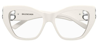 Balenciaga BB0312O women White Butterfly Eyeglasses