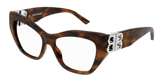 Balenciaga BB0312O women Havana Butterfly Eyeglasses