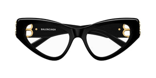 Balenciaga BB0313O women Black Cat Eye Eyeglasses