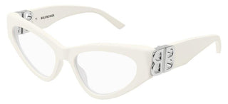 Balenciaga BB0313O women White Cat Eye Eyeglasses