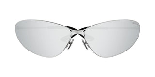 Balenciaga BB0315S unisex Silver Cat Eye Sunglasses