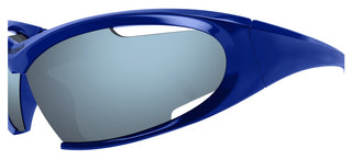 Balenciaga BB0318S unisex Blue Geometric Sunglasses