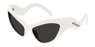 Balenciaga BB0319S women White Cat Eye Sunglasses