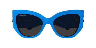 Balenciaga BB0322S women Blue Cat Eye Sunglasses