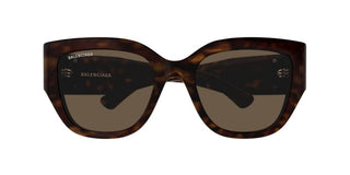 Balenciaga BB0323SK women Havana Squared Sunglasses