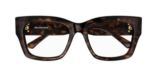 Balenciaga BB0325O women Havana Squared Eyeglasses